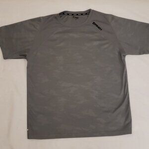 And1 And 1 Short Sleeve Workout Basketball Shirt Grey Men's Extra Large XL